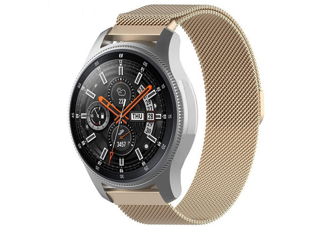 20 mm Bandje - Milanees - Champagne