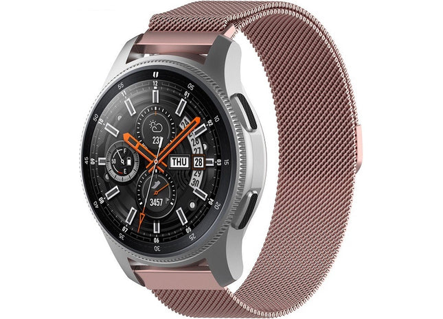 20 mm Bandje -  Milanees - Rose