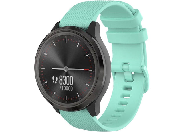 20 mm Bandje -  Siliconen - Mint