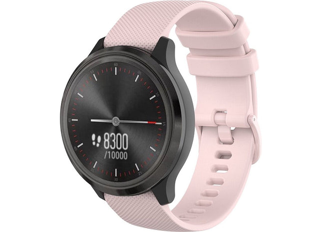 20 mm Bandje -  Siliconen - Roze