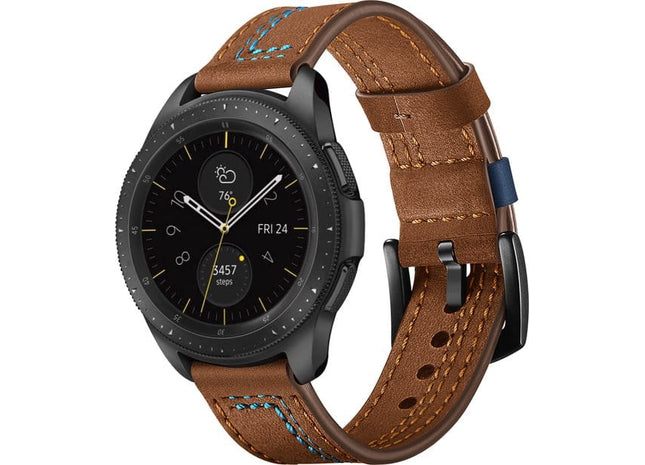 20 mm Bandje -  Speciaal Leer - Bruin