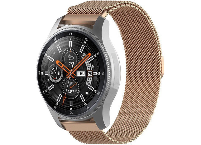 22 mm Bandje -  Milanees - Rose Gold