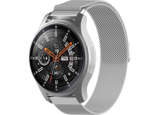 22 mm Bandje -  Milanees - Zilver