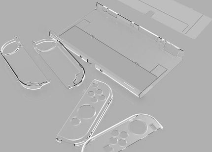 7-in-1 Set Geschikt voor Nintendo Switch OLED - Case voor Joy-Con's