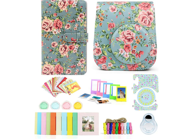 Accessoire Set voor Geschikt voor Fujifilm Instax Mini 11 - Blue Rose