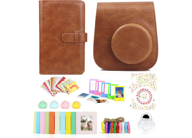 Accessoire Set voor Geschikt voor Fujifilm Instax Mini 11 - Bruin