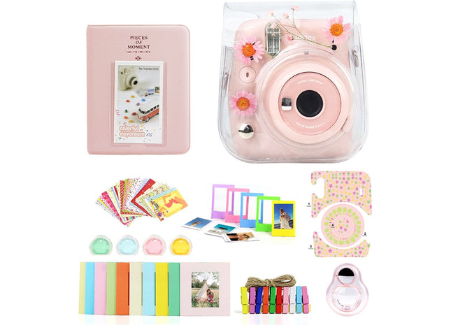 Accessoire Set voor Geschikt voor Fujifilm Instax Mini 11 - Daisy Roze