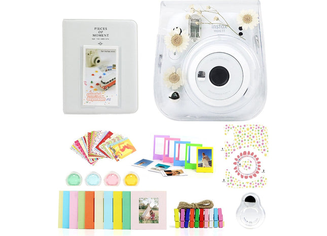 Accessoire Set voor Geschikt voor Fujifilm Instax Mini 11 - Daisy White