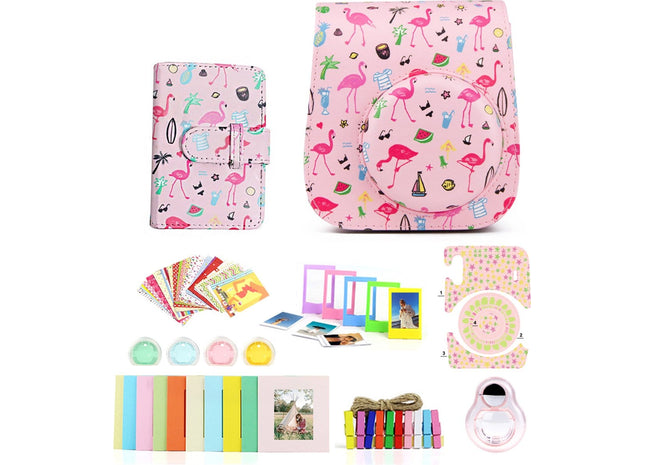Accessoire Set voor Geschikt voor Fujifilm Instax Mini 11 - Flamingo Watermeloen