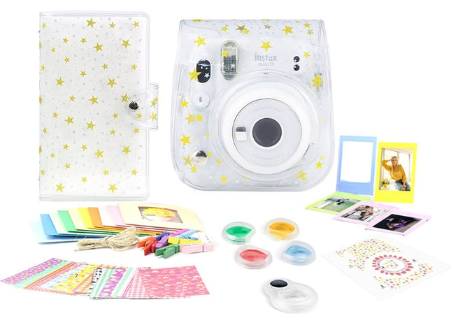 Accessoire Set voor Geschikt voor Fujifilm Instax Mini 11 - Gold Stars