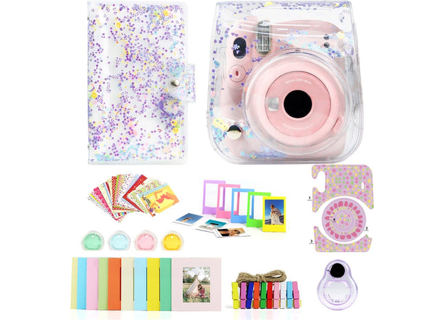 Accessoire Set voor Geschikt voor Fujifilm Instax Mini 11 - Zand Paars