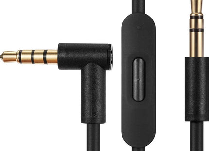 Audio Kabel 1.5 Meter Geschikt voor Beats Solo Studio Mixr - Met Microfoon - Zwart