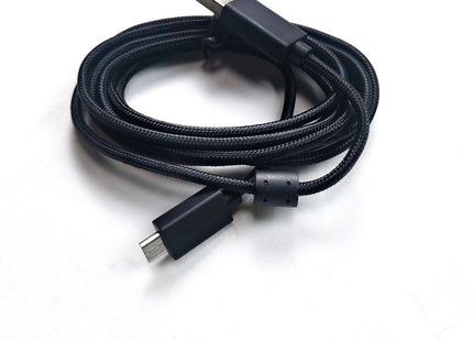 Audio Kabel 2 Meter Geschikt voor Logitech G933 & G633 Gaming Headset - Met Magnetische Ring - Zwart