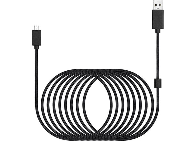 Audio Kabel 2 Meter Geschikt voor Logitech G933 & G633 Gaming Headset - Met Magnetische Ring - Zwart