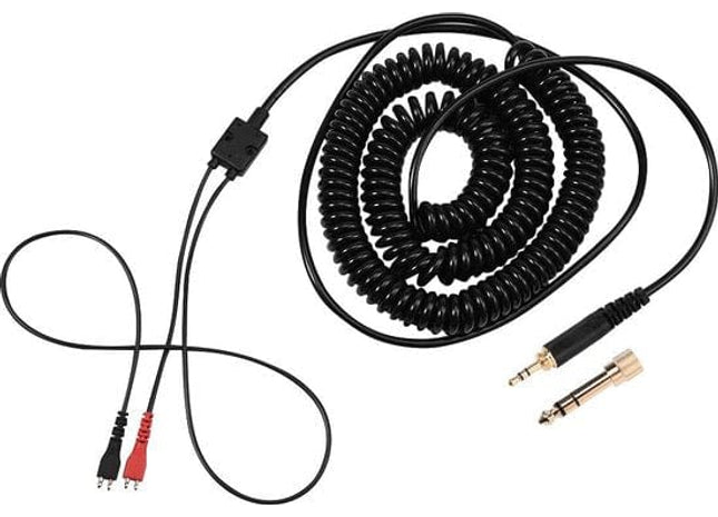 Audio Kabel 2 Meter Voor Sennheiser HD25, 560, 540, 480 & 430 Koptelefoon - Inclusief 3.5mm Naar 6.3mm