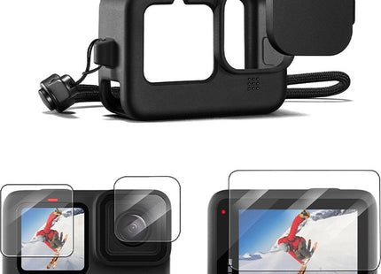 Bescherming Accessoires Set Geschikt Voor GoPro Hero 11, 10 & 9 - 12-Delig