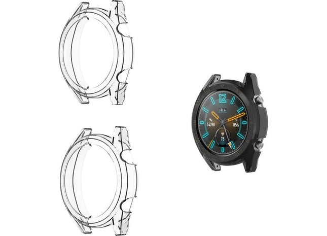 Bumper Protector Set Geschikt Voor Huawei GT2 46mm - 2 Stuks - Transparant