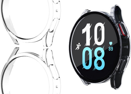 Bumper Screenprotector Set Geschikt Voor Samsung Galaxy Watch 5 40mm - 2 Stuks - Transparant