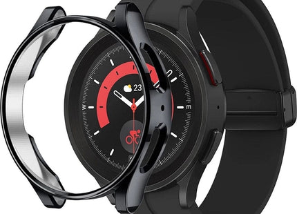 Bumper Screenprotector Set Geschikt Voor Samsung Galaxy Watch 5 40mm - 2 Stuks - Zwart