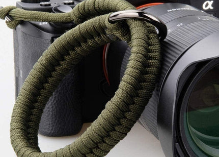 Camera Polsband Nylon - Geschikt voor Canon, Nikon , Sony etc. - Groen