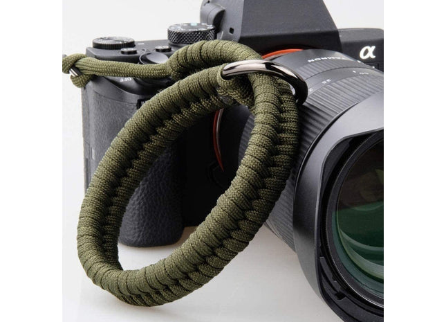 Camera Polsband Nylon - Geschikt voor Canon, Nikon , Sony etc. - Groen