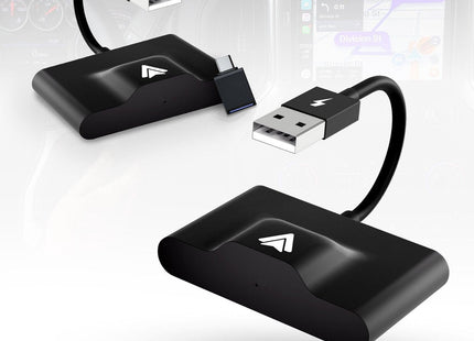 Car Dongle Wireless USB Adapter Geschikt voor Android Auto CarPlay - Draadloos verbinden