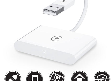 Car Dongle Wireless USB Adapter Geschikt voor Apple Auto CarPlay - Draadloos verbinden