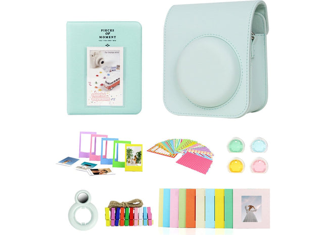 Complete Accessoires Set Geschikt voor Fujifilm Instax Mini 12 - Mintgroen