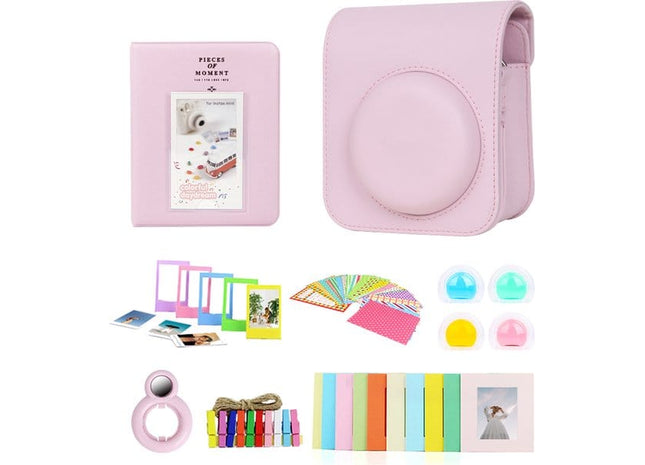 Complete Accessoires Set Geschikt voor Fujifilm Instax Mini 12 - Roze