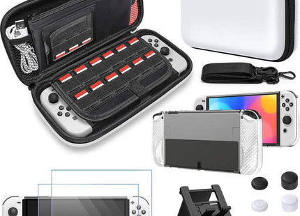 Complete Set geschikt voor Nintendo Switch OLED - Wit