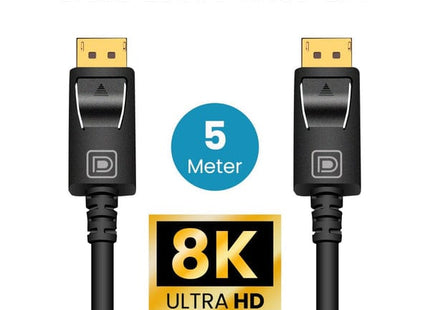 Displayport kabel 1.4 5 Meter – 8K 60Hz – 4K 144 Hz