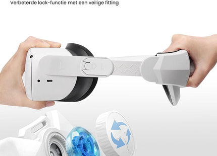 Elite Strap Met VR Cover Geschikt voor Oculus Quest 2