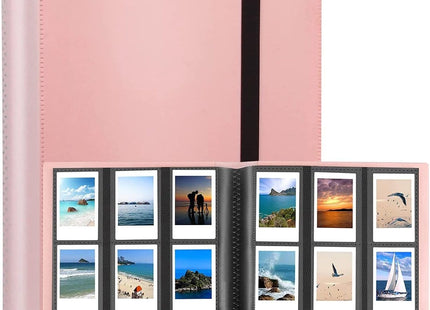 Fotoalbum 360 Geschikt Voor Fujifilm Instax Mini 11, 9, 8, 7s Camera Fotopapier - Roze