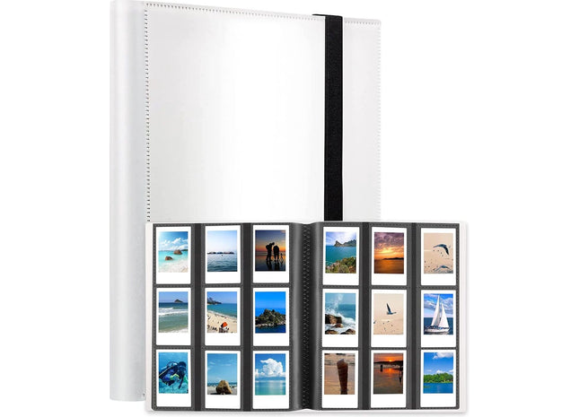 Fotoalbum 360 Geschikt Voor Fujifilm Instax Mini 11, 9, 8, 7s Camera Fotopapier - Wit