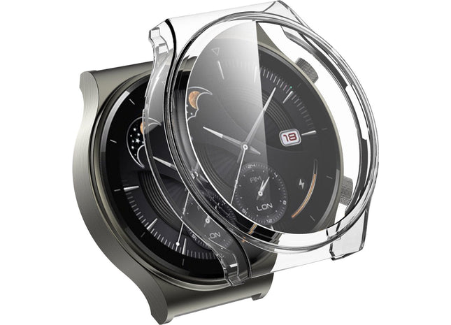 Full Cover Screen Protector Bumper Set Geschikt Voor Huawei GT2 Pro - 2 Stuks - Transparant