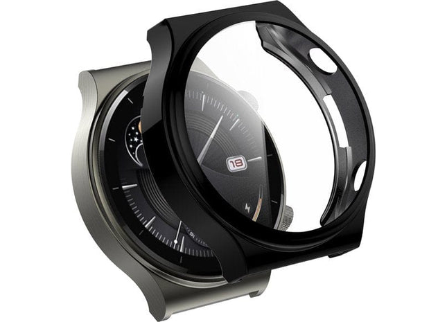 Full Cover Screen Protector Bumper Set Geschikt Voor Huawei GT2 Pro - 2 Stuks - Zwart