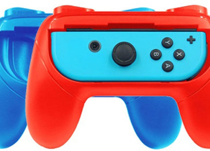 Grip Set Geschikt Voor Nintendo Switch Joy-Con Controller - 2 Stuks - Blauw/Rood