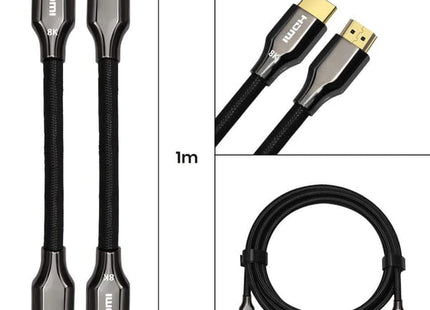 HDMI 2.1 Ultra High Speed Kabel 1 meter – Nylon