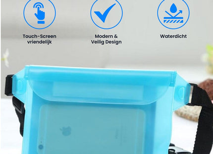 Heuptasje Waterdicht Blauw - Reis Accessoires