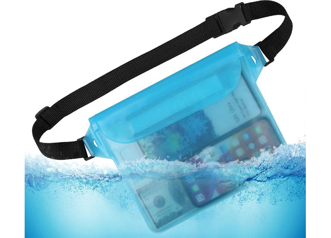 Heuptasje Waterdicht Blauw - Reis Accessoires