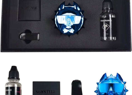 Luxe Autoparfum - Zoete Geur Auto - Luchtverfrisser - Bulldog Blauw