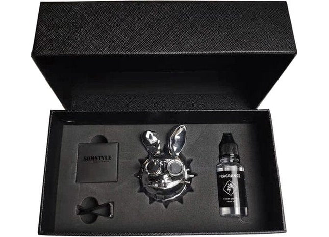 Luxe Autoparfum - Zoete Geur Auto - Luchtverfrisser - Rabbit Zilver