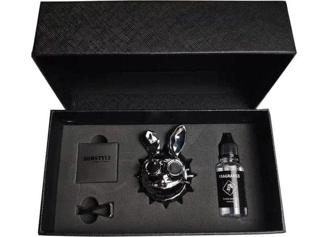 Luxe Autoparfum - Zoete Geur Auto - Luchtverfrisser - Rabbit Zwart