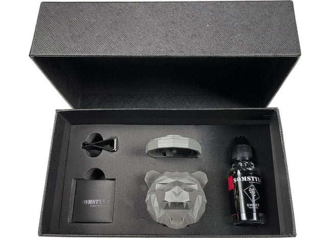 Luxe Autoparfum - Zoete Geur Auto - Luchtverfrisser - Tiger Grijs