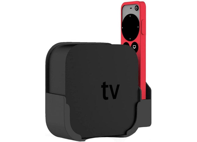 Luxe Wall Mount Beugel Houder Geschikt Voor Apple TV Full HD / 4K - Zwart