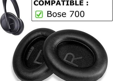 Oorkussens Geschikt Voor Bose Noise Cancelling 700 (NC700) - Zwart