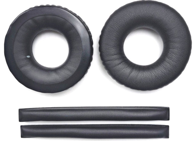 Oorkussens Met Hoofdband Set Geschikt Voor Sennheiser HD25, HD25-1 II, PC150, PC151, PC155 - Zwart