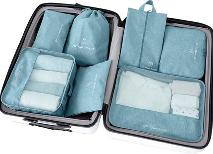 Packing Cubes Set 7-Delig - Blauw