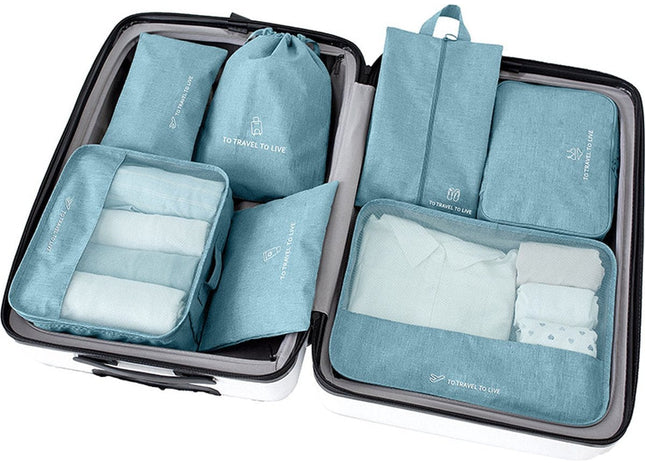 Packing Cubes Set 7-Delig - Blauw