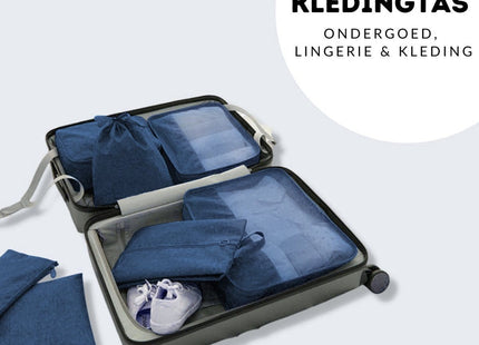 Packing Cubes Set 7-Delig - Donkerblauw